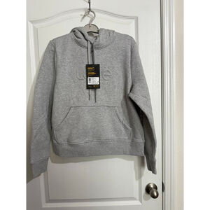 Women's Lolë Light Grey Heather Icon Pullover Hoodie L